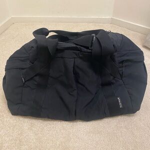 Black Athleta Weekender Duffel Bag